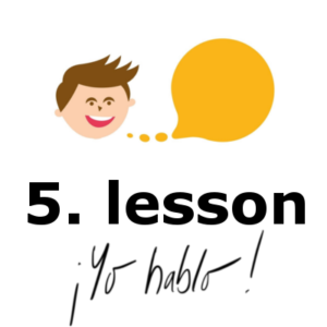 5.lesson of online video spanish lesson